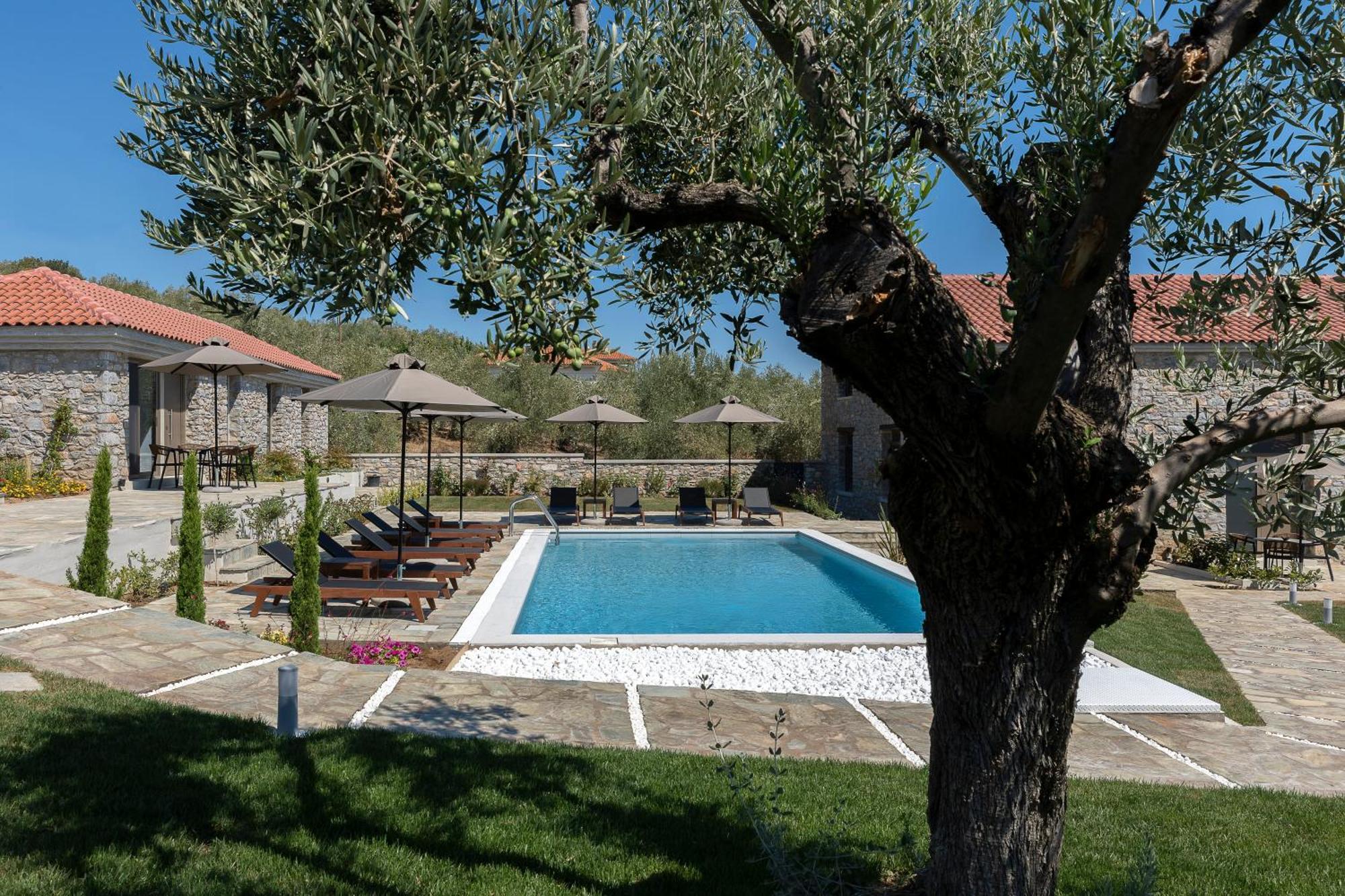 Lichnos Luxury Suites Sourpi Екстериор снимка